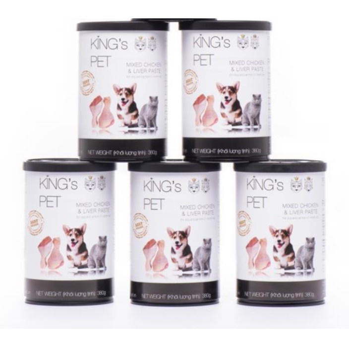 Pate king pet lon 380g - pate cho mèo king pet