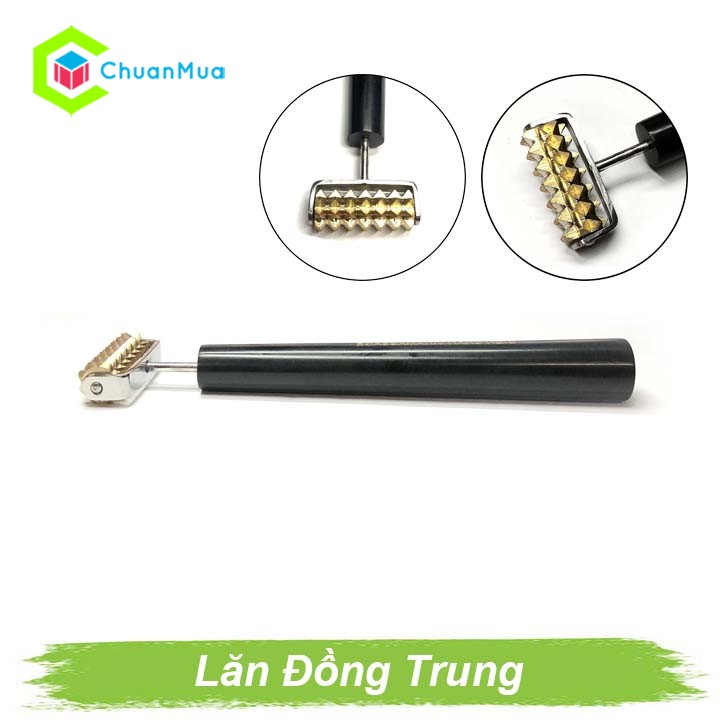 Double girdle needle roller (large size)-Diagnostic Instrument (abdomen, back, thigh, muscle stimulator, fat burning, blood bruise roller) | chuanbuy gda170