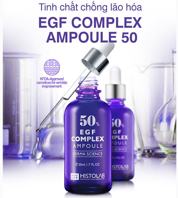 Tinh Chất Histolab 50% EGF Complex Tế Bào Gốc Trẻ Hóa Da - 50ml