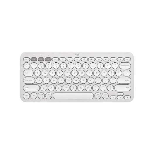 Bàn phím Bluetooth Logitech K380s Pebble 2 - Đa thiết bị, Phím tắt tùy chỉnh, Mỏng nhẹ, Easy-Switch ( Logitech K380 S ) - Hàng chính hãng