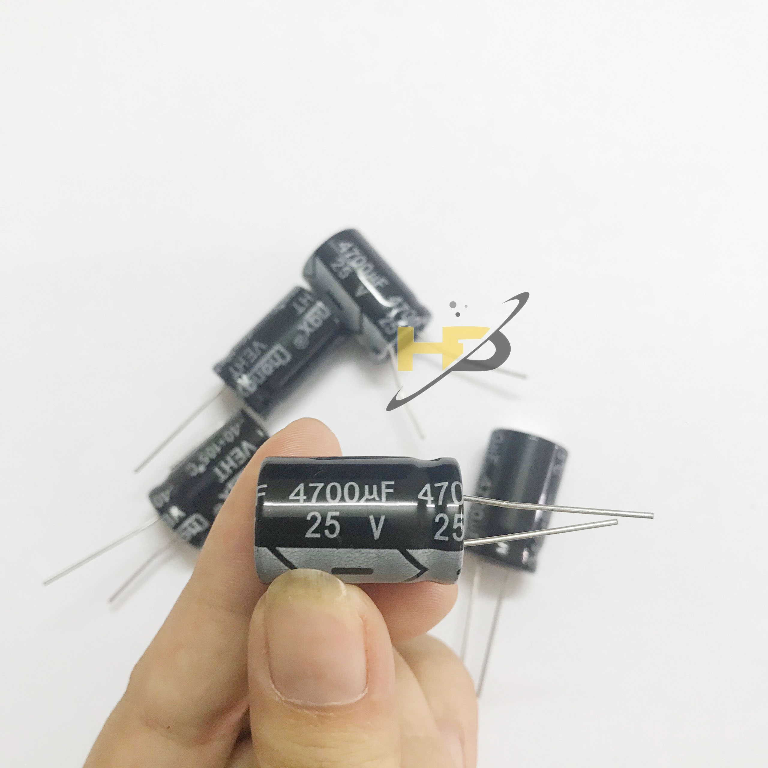 Combo 10 Tụ Hóa Phân Cực  4700UF 25V - Tụ Điện Loại Tốt