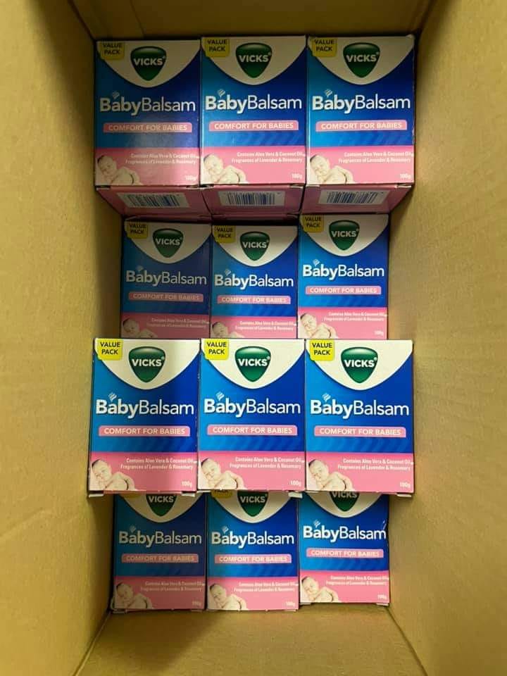 Dầu ấm ngực Vicks Baby Balsam 100g