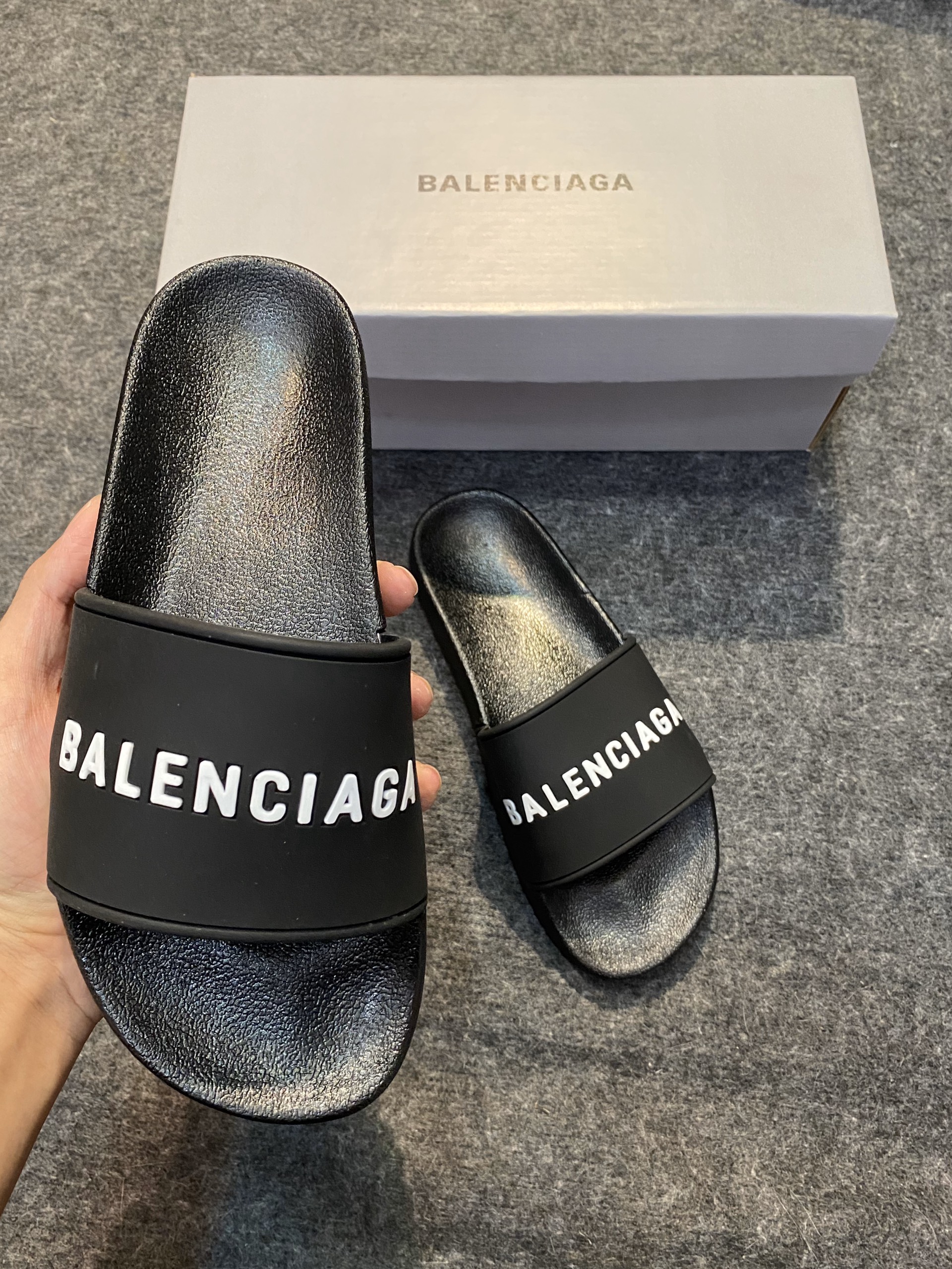 Dép balen-ciaga nam nữ đen