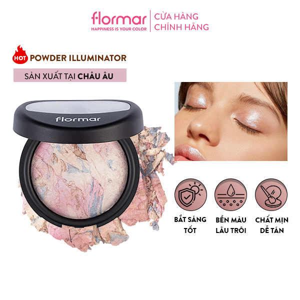 Phấn Hightlight Bắt Sáng FLORMAR Ánh Nhũ Lấp Lánh 7g
