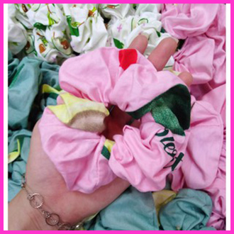 [CHUYÊN SỈ GIÁ RẺ]-Dây cột tóc vải scrunchies MẪU HỌA TIẾT HOT