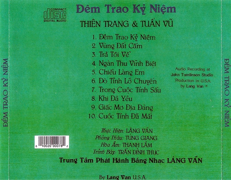 [MDCD] Bộ 3 CD Tuấn Vũ Thiên Trang Tuyển Chọn