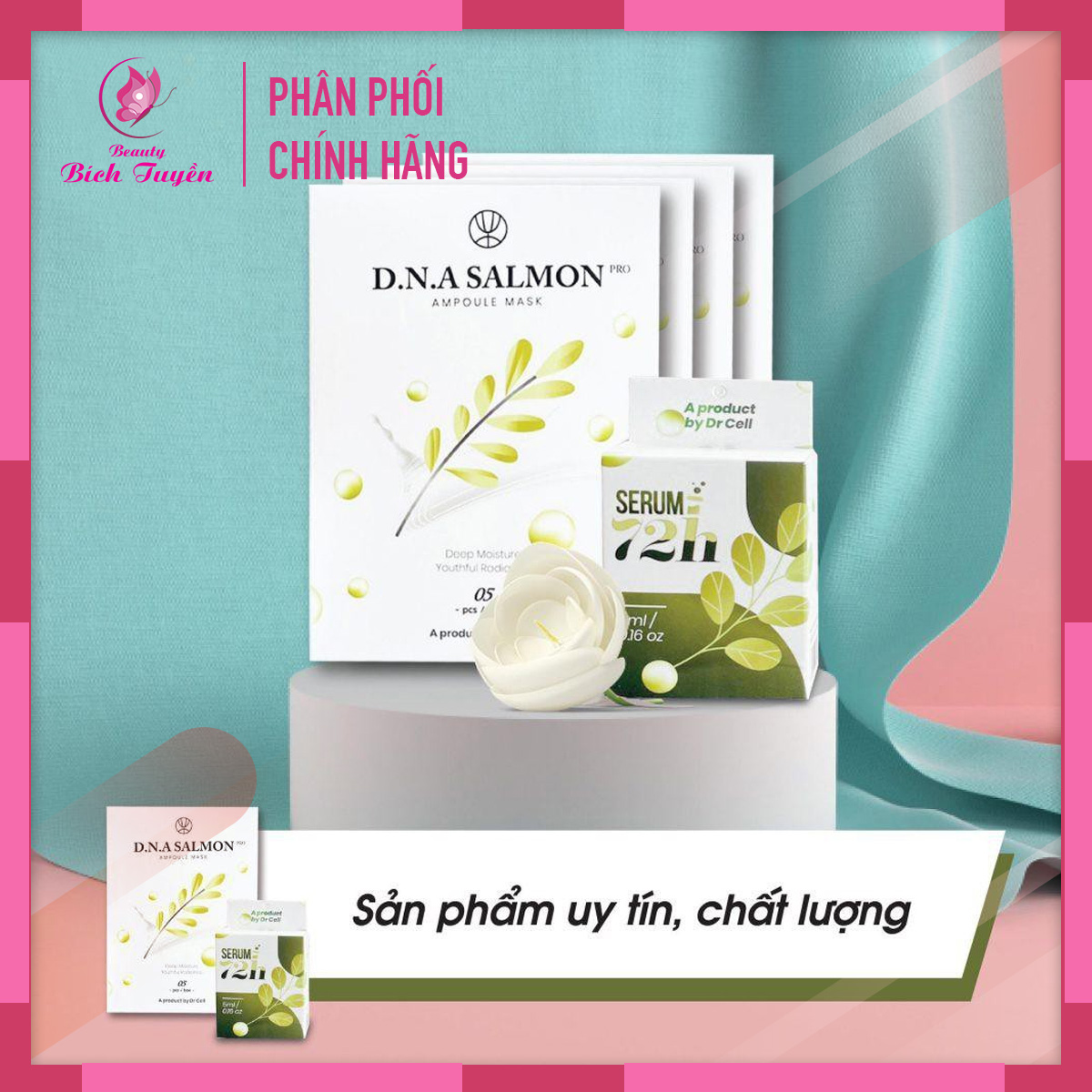 Mặt Nạ Dưỡng Da Cá Hồi DNA phiên bản mới