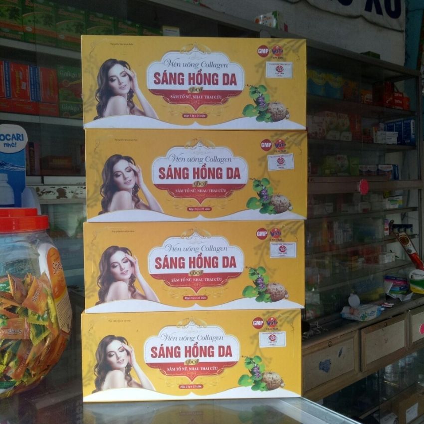 Viên uống colagen SÁNG HỒNG DA