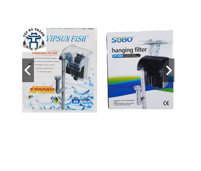 Máy Lọc Thác Bể Cá Vipsun 606H (bao gồm cả lọc váng)