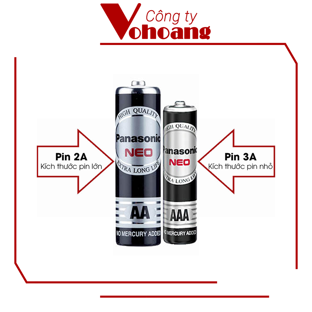 Pin tiểu AA loại tốt Panasonic R6NT - 4 viên