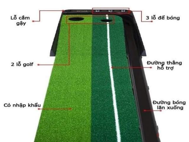 Thảm Tập Golf Máng Nhựa PGM