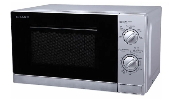 [HCM] Lò vi sóng Sharp cơ không nướng R-202VN-S 20L