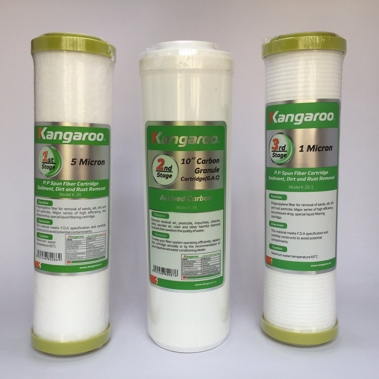 Lõi lọc nước Kangaroo số 2 OCB GAC