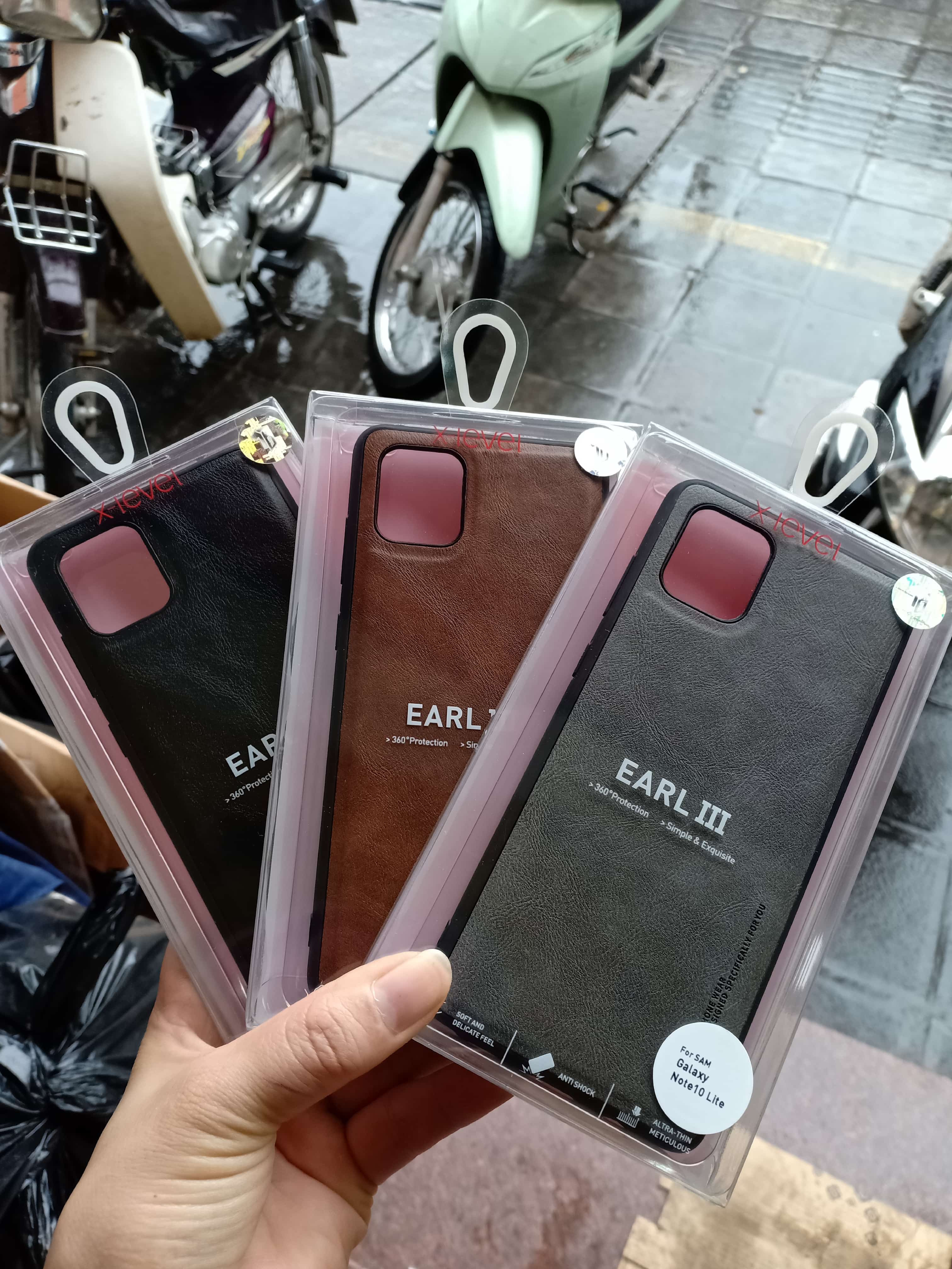 Ốp lưng da cho Samsung Note 10/ Note 10 Plus, Note 10 Lite, hiệu X-level Da Chính hãng