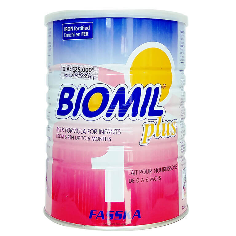 Sữa Biomil Plus số 1 800g (trẻ từ 0-6 tháng)