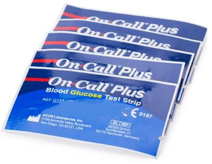 QUE THỬ ĐƯỜNG HUYẾT ACON ON-CALL PLUS HỘP 25 TEST