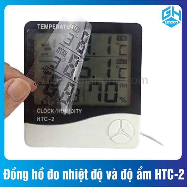 Đồng hồ đo nhiệt độ và độ ẩm HTC-2