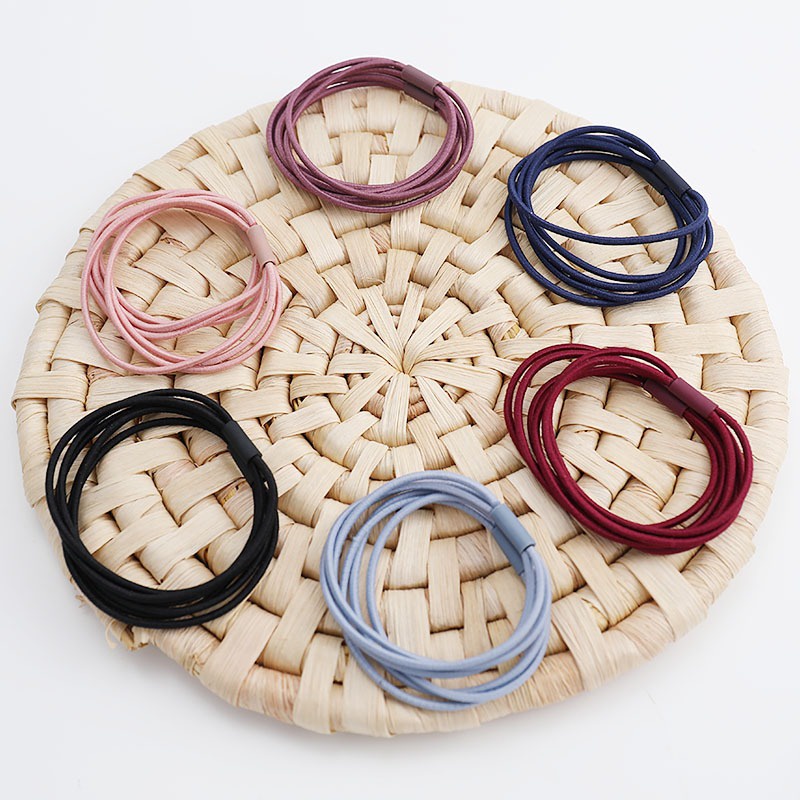 SET Cột tóc dây đôi nơ đơn giản chắc chắn giá rẻ COT11