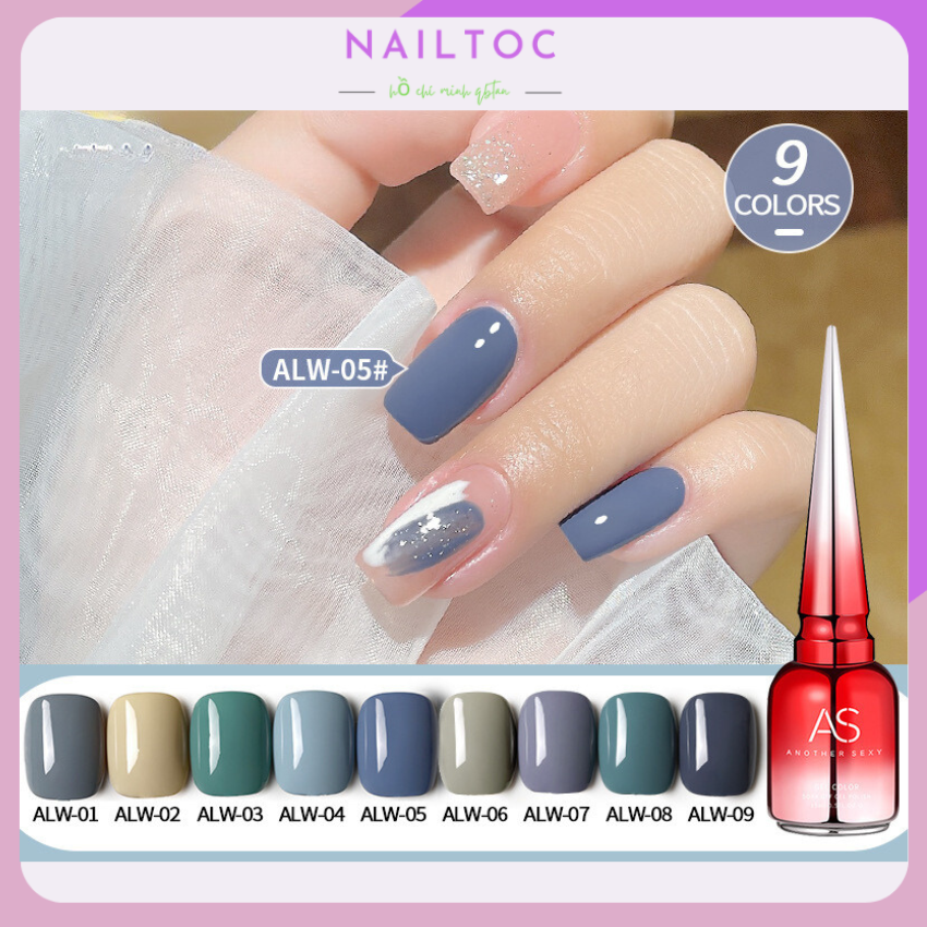 Sơn Gel AS mã ALW | chai đỏ