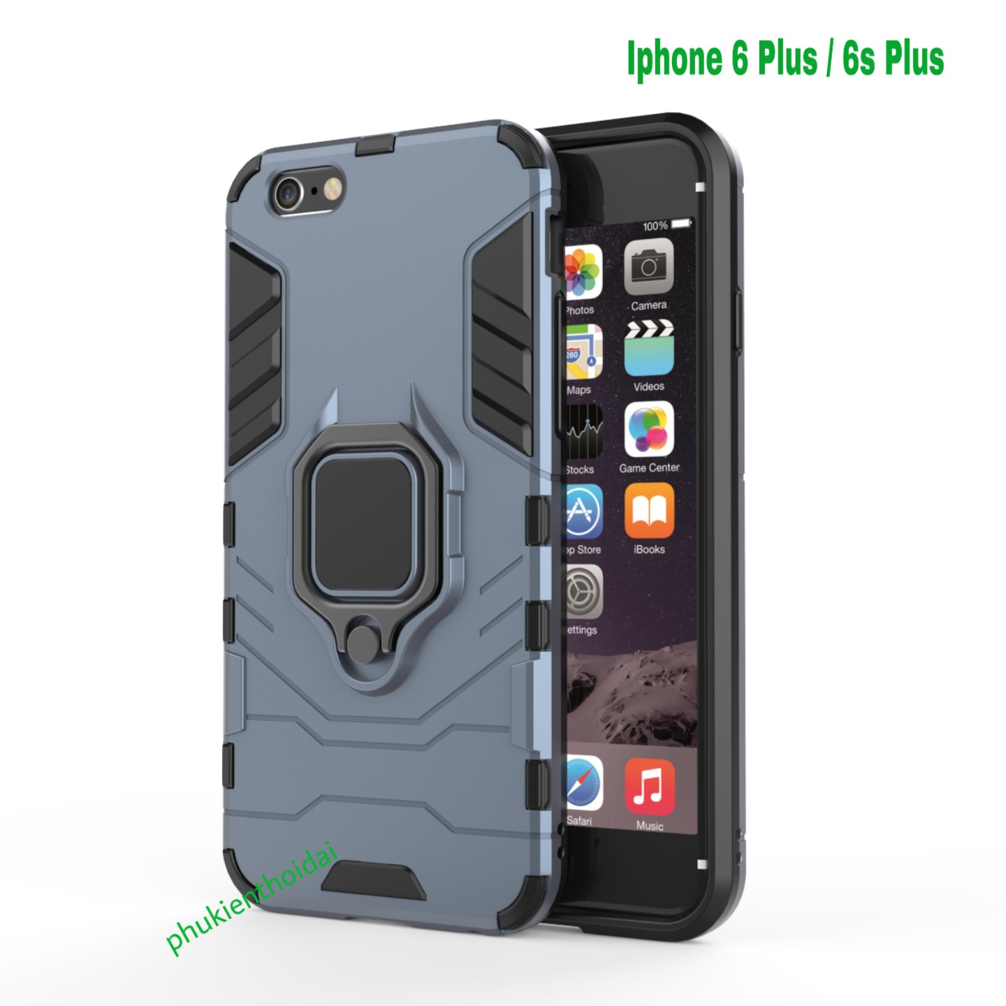 Ốp lưng Iphone 6 Plus / 6s Plus chống sốc Iron Man Iring siêu bền cao cấp