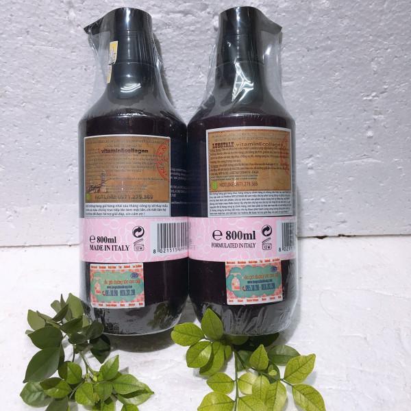 Dầu cặp gội xả Lusstaly Colagen 500ml