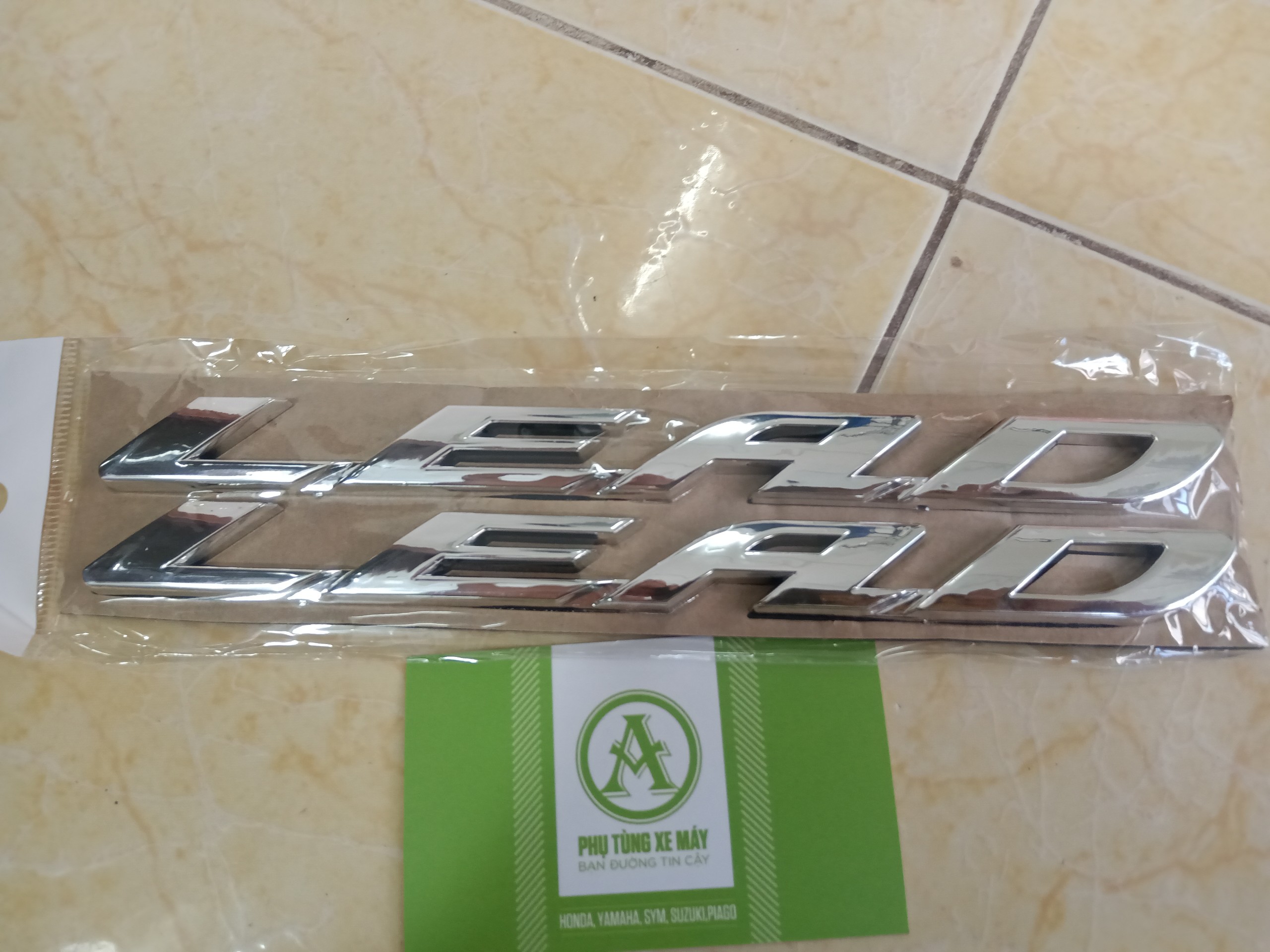 Bộ tem nổi dán xe Lead 2009 - 2012 (giá 1 cặp) màu Bạc