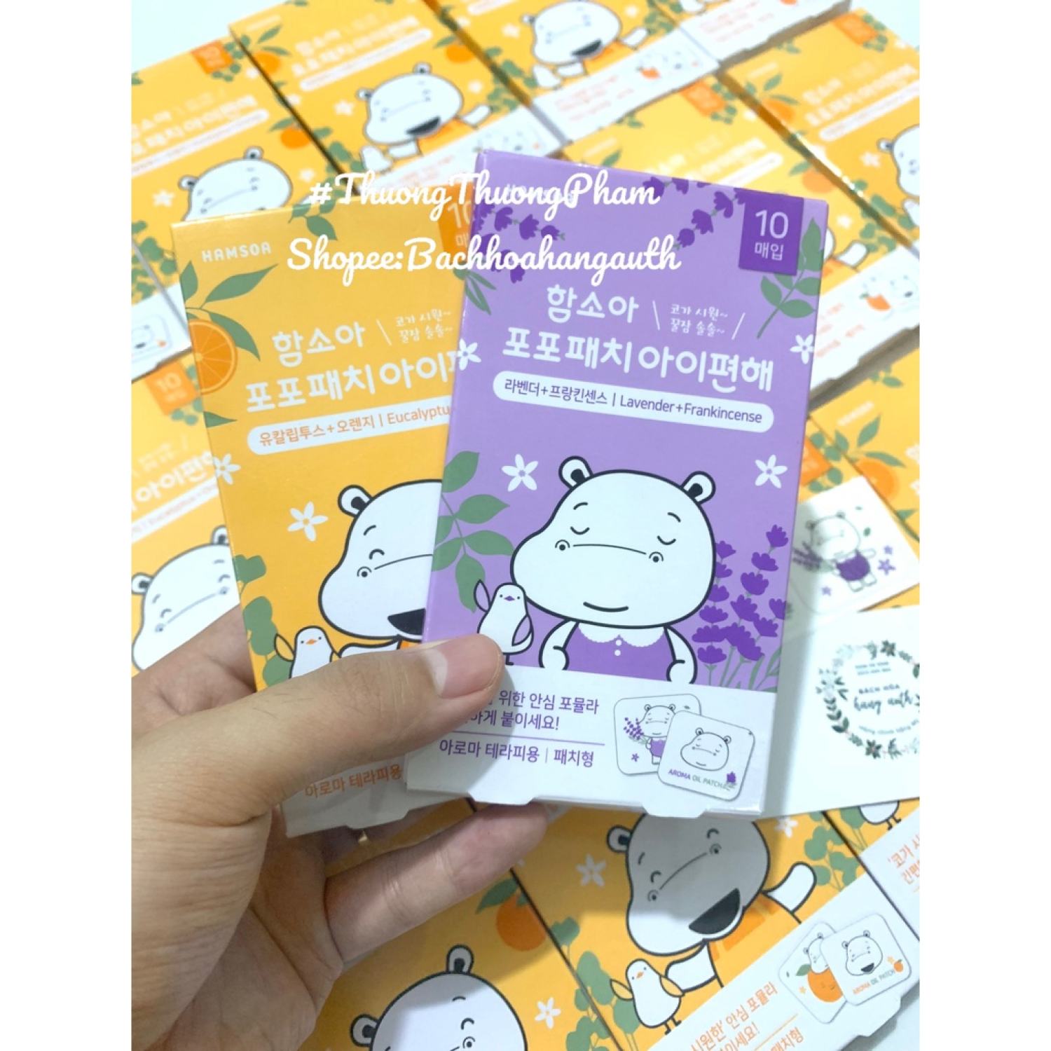 Miếng dán nghẹt mũi , thông mũi Hamsoa