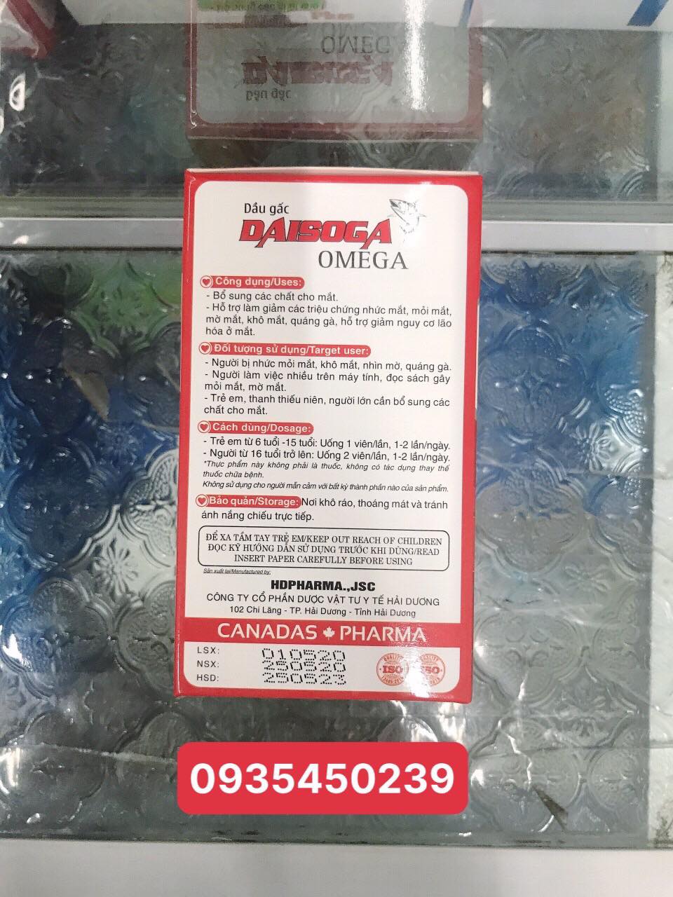 DAISOGAC OMEGA- Thực Phẩm Bảo Vệ Mắt