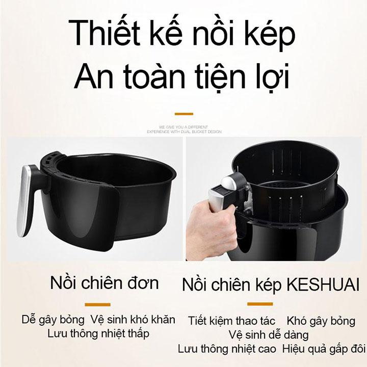 Nồi Chiên không dầu- Nấu nướng trở nên dễ dàng hơn