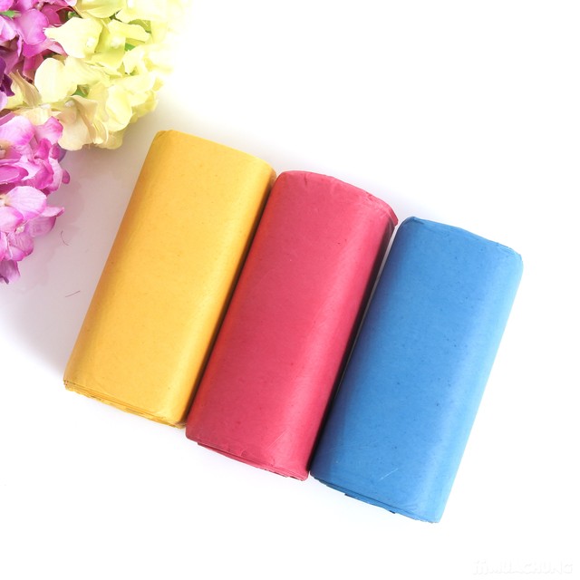 [HCM]SIZE ĐẠI - COMBO 3 CUỘN TÚI RÁC MÀU (1KG/CUỘN)
