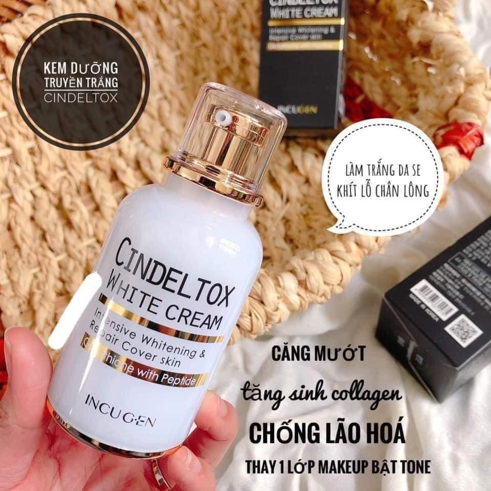 Kem dưỡng trắng da Cindel Tox White Cream 50ml
