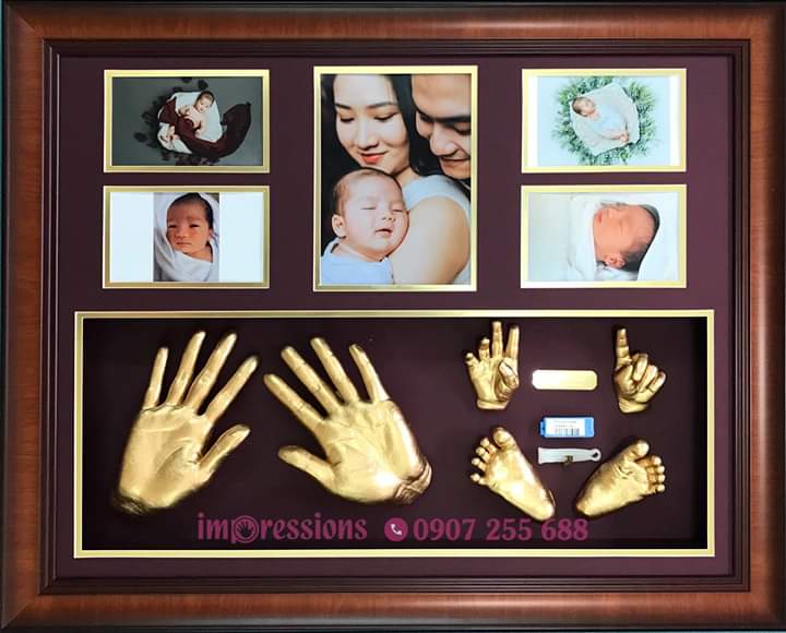(Combo 6) Bộ bột làm tượng tay chân 3D