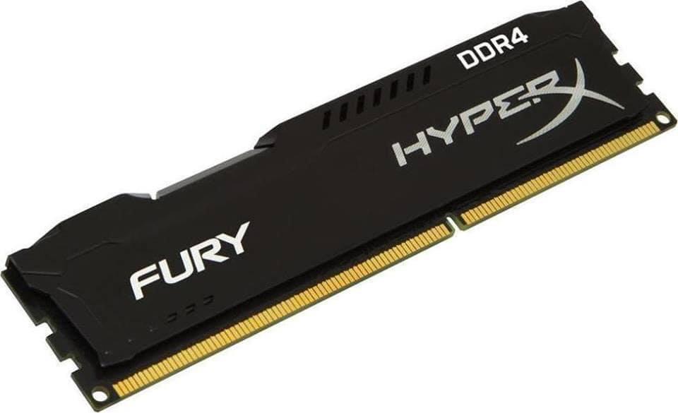 Ram PC Kingston HyperX Fury Black 8GB Bus 2400 DDR4
