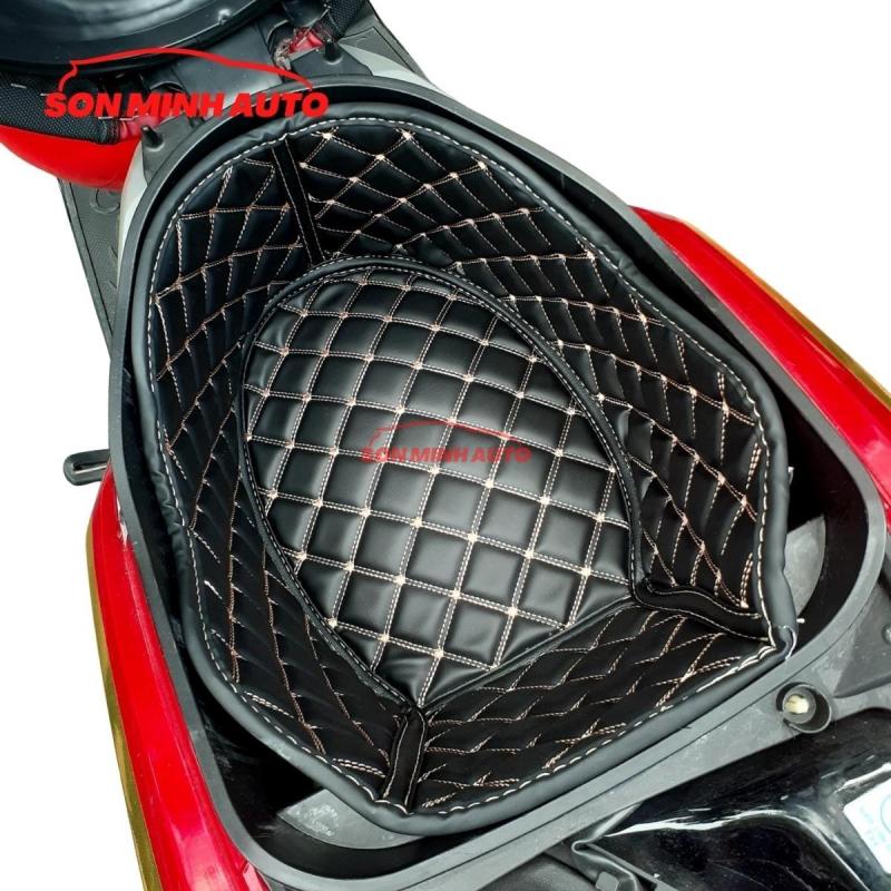 Lót cốp xe máy HONDA Vision 2016-2021 chất liệu da cao cấp chống nóng thiết kế có túi tiện dụng SONMINH AUTO