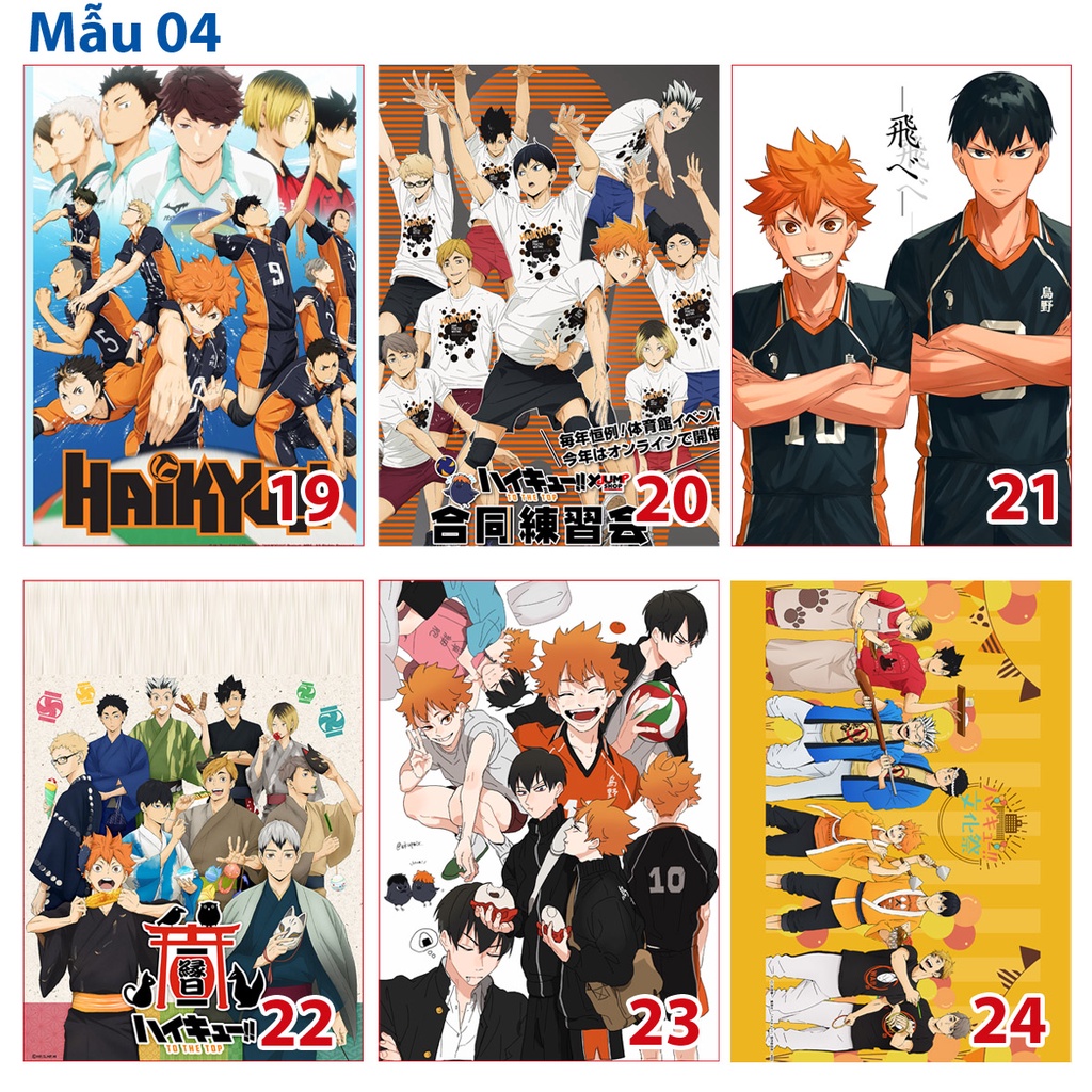 Poster / Tranh dán tường anime Haikyuu!