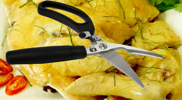 [HCM]Kéo cắt gà Linsheng Scissors (Đen)