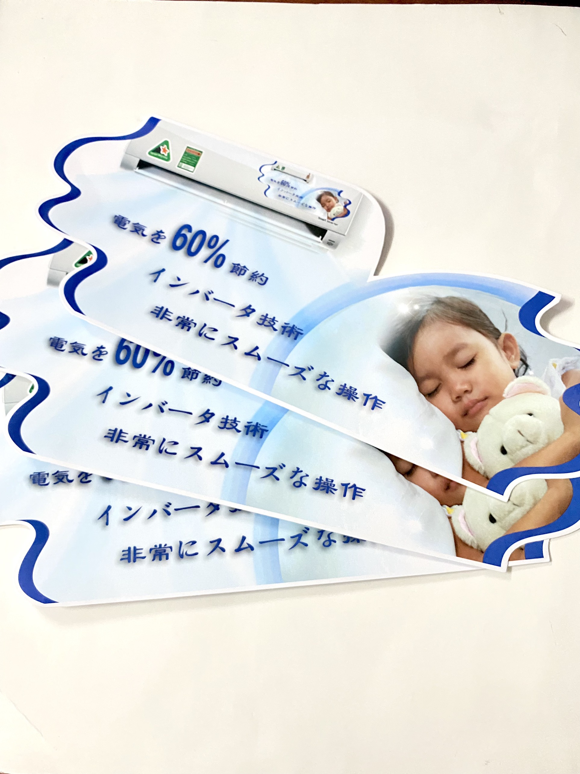 Combo 10 tem máy lạnh nội địa nhật đa dạng mẫu