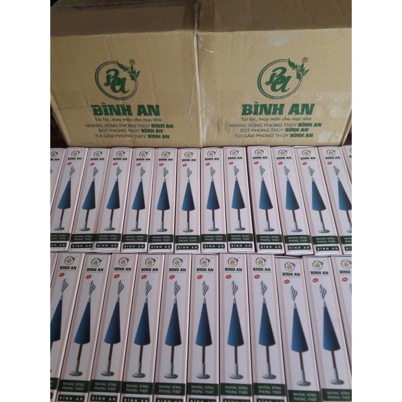 Combo 10 nhang xông phong thuỷ bình an (tặng bột tắm phong thuỷ)