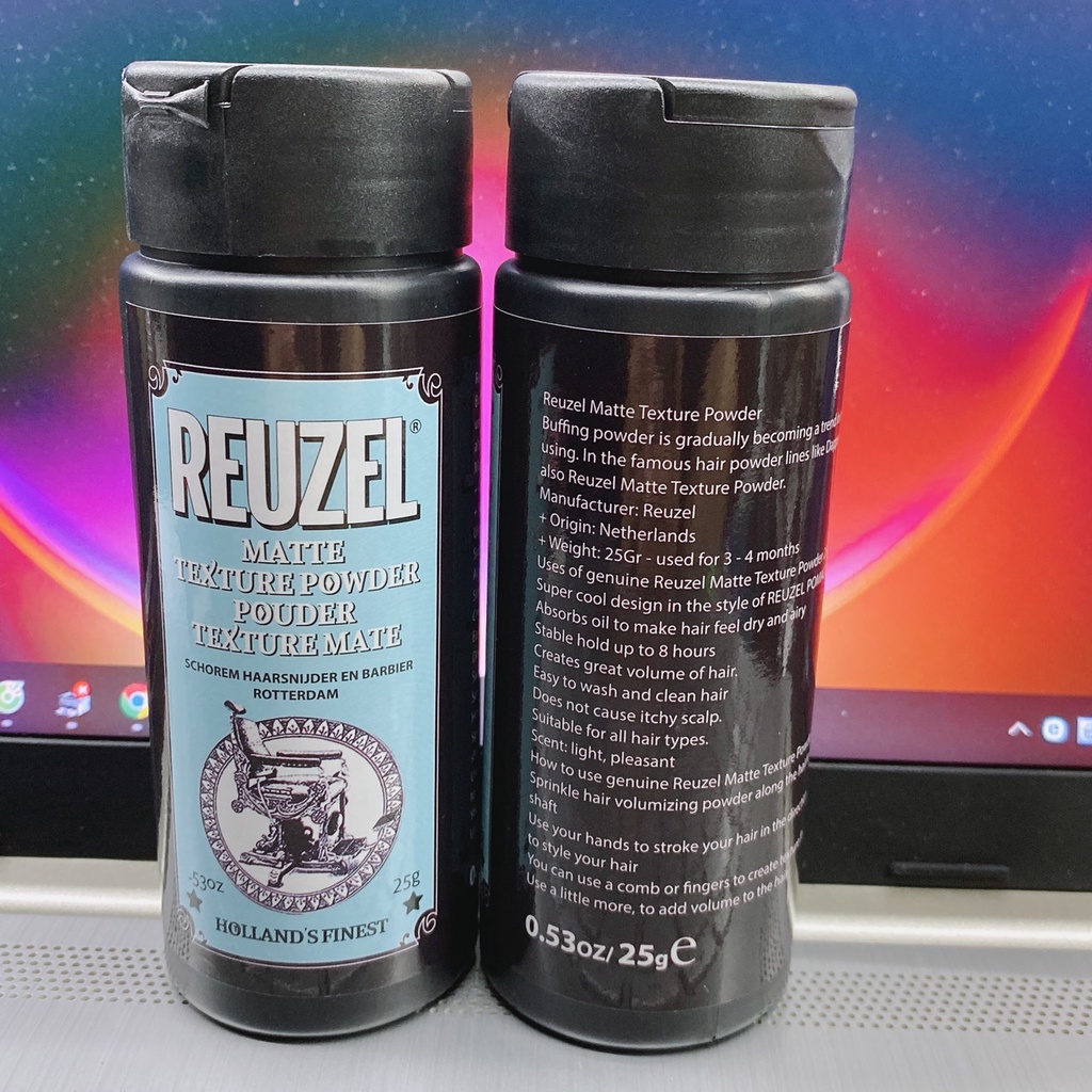 Bột tạo phồng reuzel matte texture powder 15g chính hãng reuzel pomade