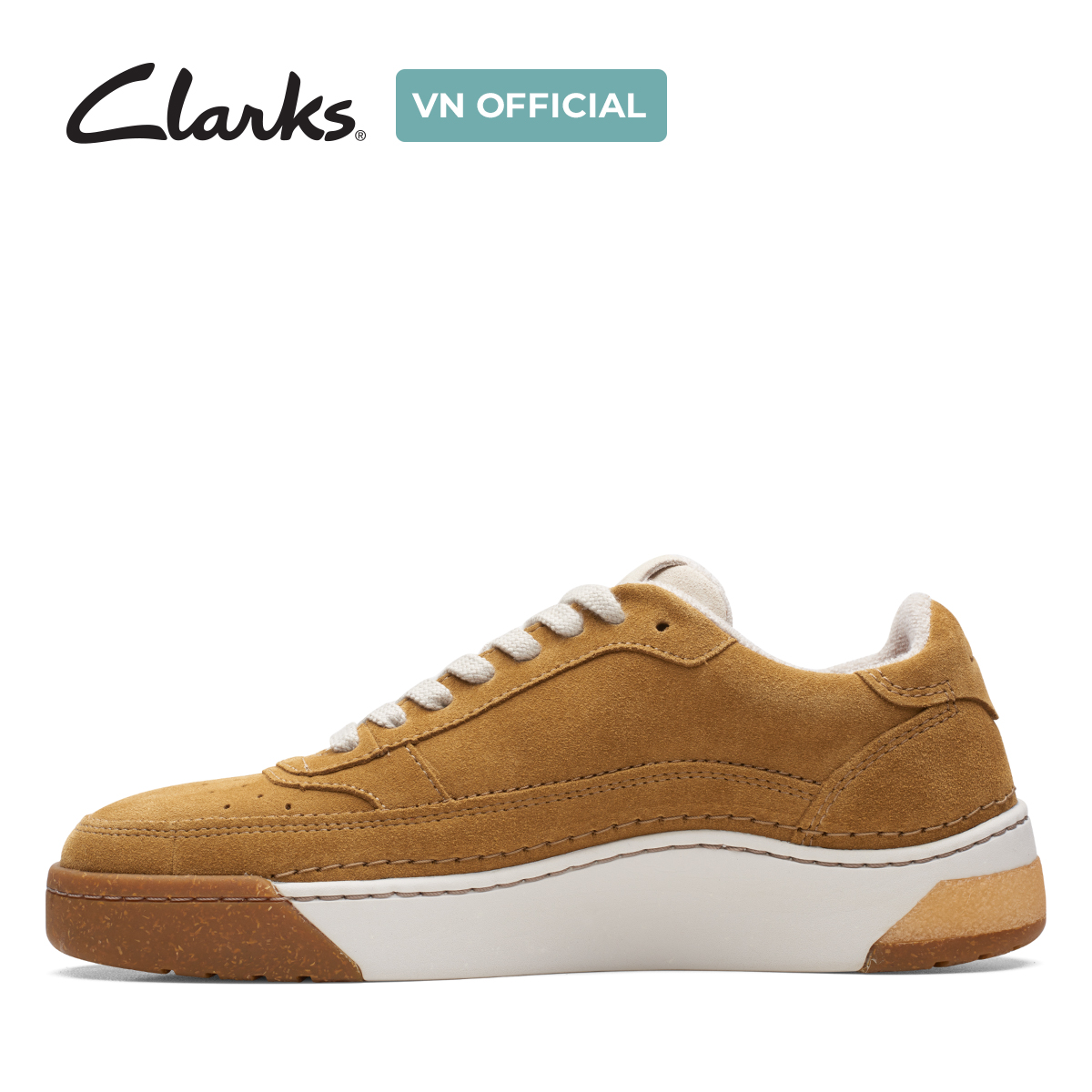 Giày Sneaker Da Nam Clarks - CraftCourtLace