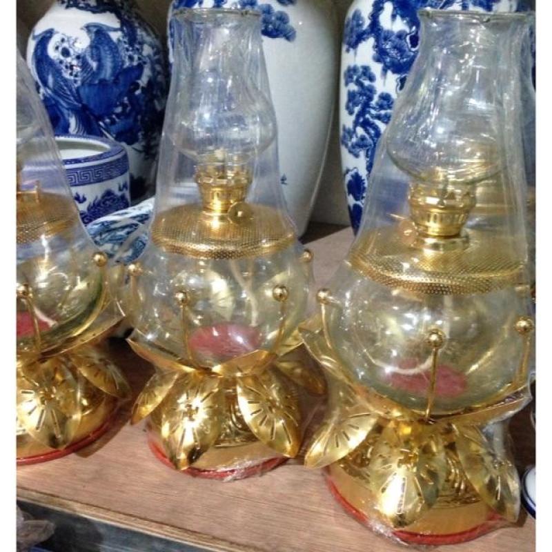 Bảng giá ĐÈN THỜ DẦU CÁT TƯỜNG MẠ VÀNG ( SỐ 04)