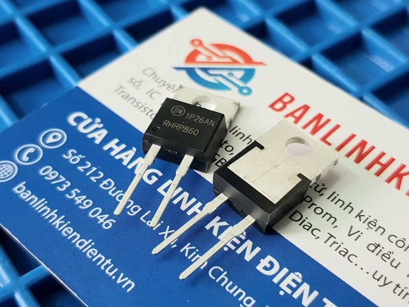 Rhrp860 diode xung 8a 600v to-220ac