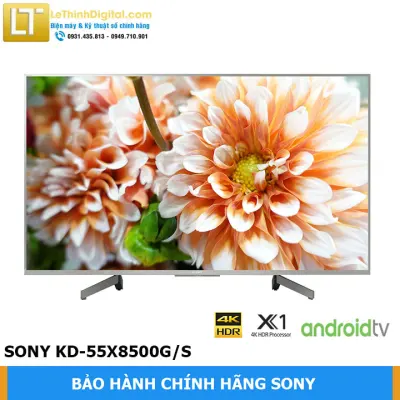 [HCM]TIVI SONY KD-55X8500G/S BẠC(4K55 inch Android TV)