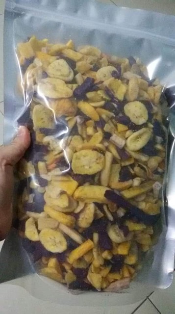 Combo 2kg thập cẩm sấy (Trái Cây Sấy hàng vụn)