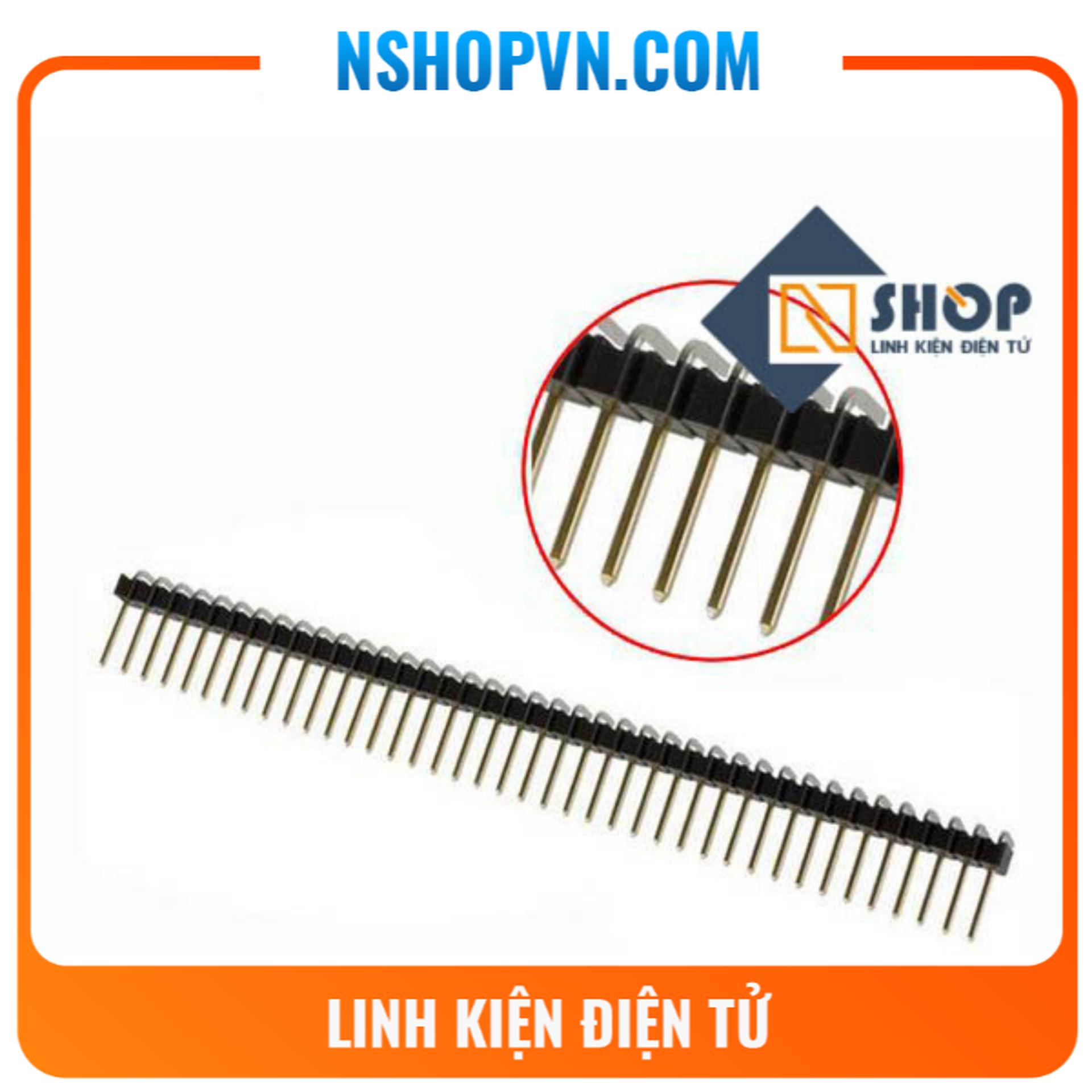 10 Hàng rào đực 1x40pin chân cong
