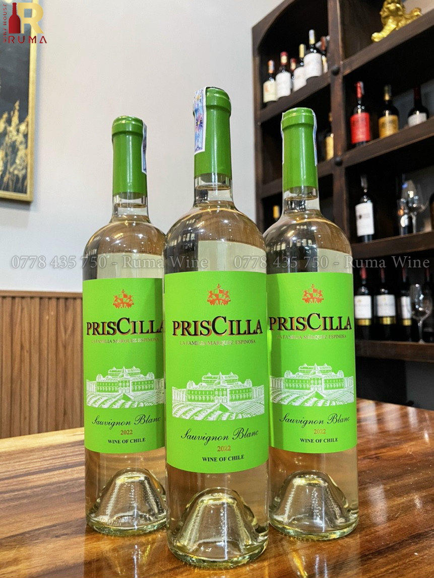 Vang Chile PrisCilla nhập khẩu