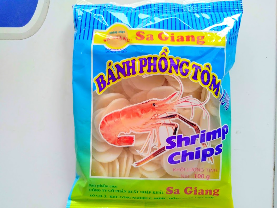 BÁNH PHỒNG TÔM SA GIANG GÓI 100G