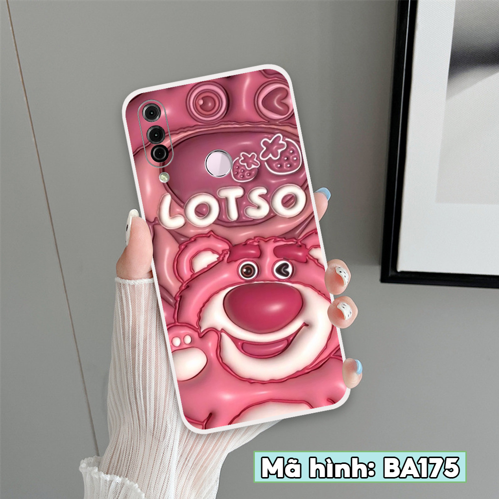 Ốp lưng Vsmart Joy 3, ốp điện thoại vsmart, vinsmart hình 3D gấu nâu gấu Lottso