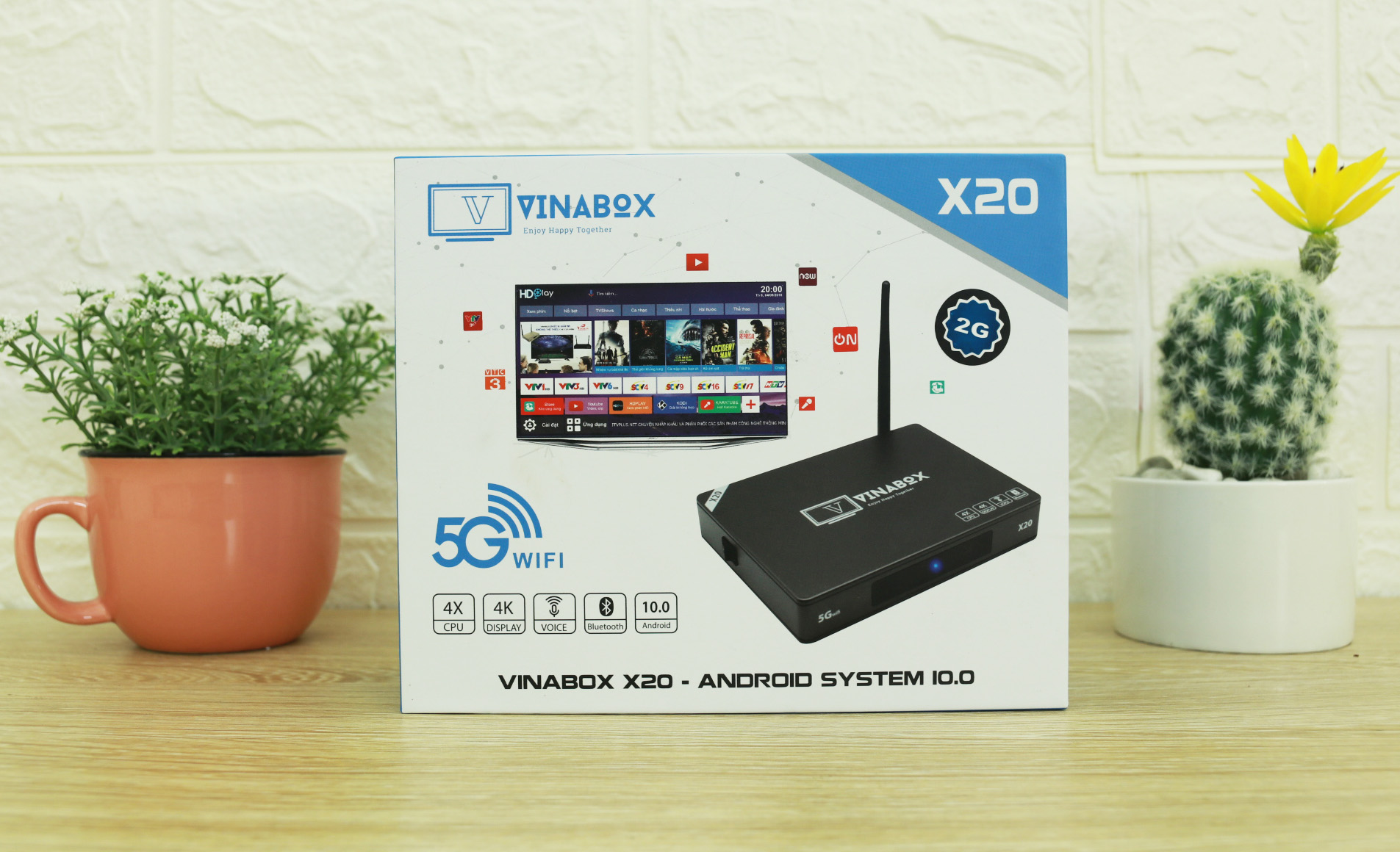 VINABOX X20 PHIÊN BẢN RAM 4GB - ANDROID 10 SIÊU MƯỢT