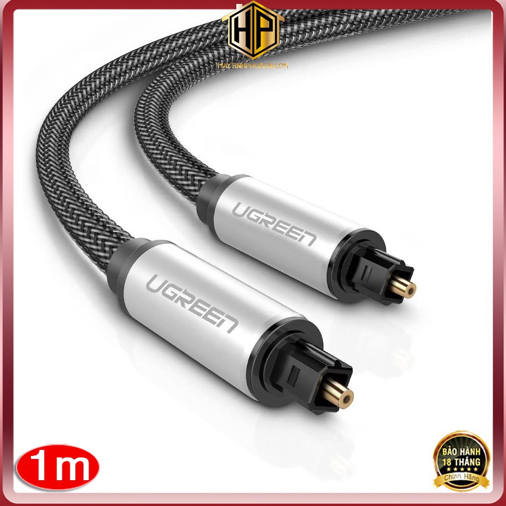 Ugreen 10539 - Cáp audio quang ( Optical - Toslink ) dài 1m bọc lưới cao cấp